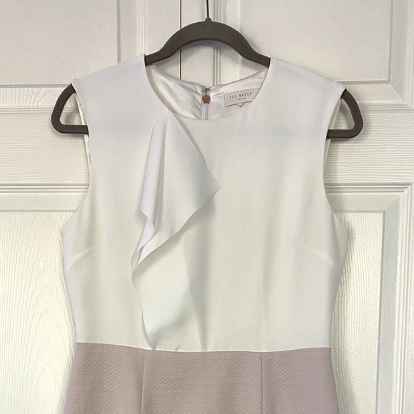 Ted Baker London Dress Sleeveless Illidd Sheath Dress In Lilac size 4 - Picture 4 of 14